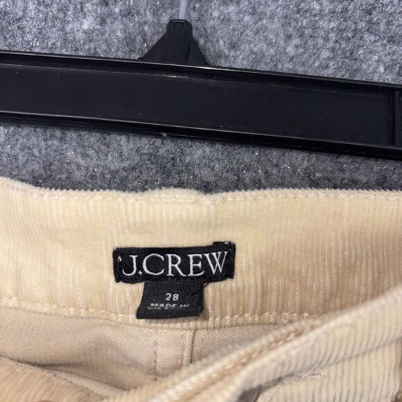 J.Crew Pants Womens Size 28 Butter Yellow Corduroy Straight - Picture 3 of 10